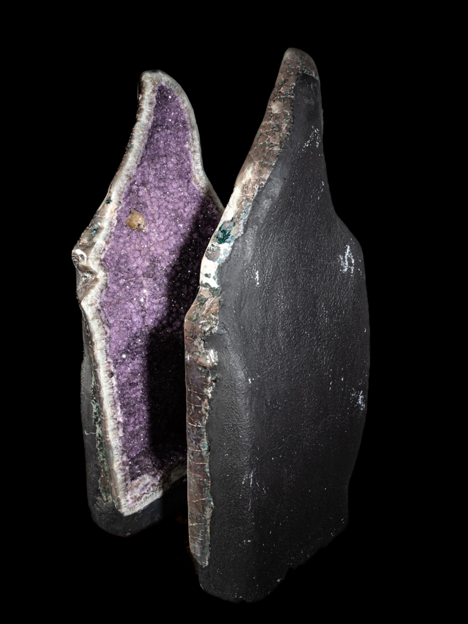 Pair of amethyst geode - Stonegallerya0160 14 - A0160