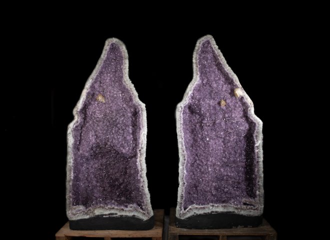 Pair of amethyst geode - Stonegallerya0160 4 - A0160